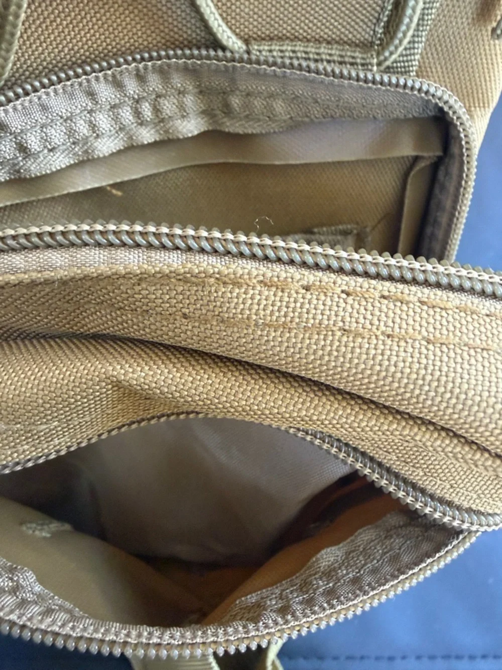 RockCobbler 11.0 Tactical Mini Backpack Crossbody MOLLE Utility Bag Tan Like New